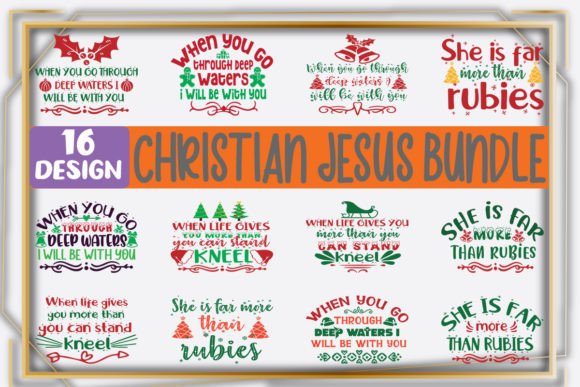 16 Christian Jesus Bundle & Crafts