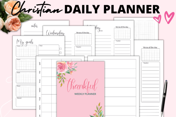 Christian Daily Planner & Print Templates