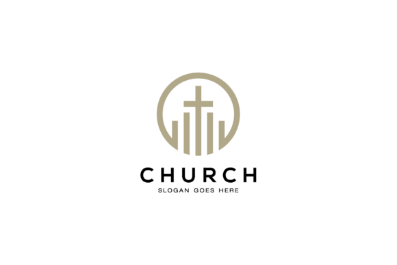 Church Christian Logo Design Vector and Logos