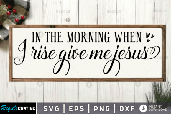 In the Morning when I Rise Give Me Jesu Review for Crafts Publishing